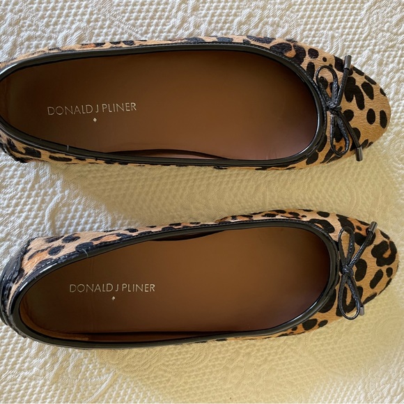 EUC Donald J. Pliner Genuine Calf Hair Leopard Print Driving Moccasins Size 8.5 - Picture 6 of 7